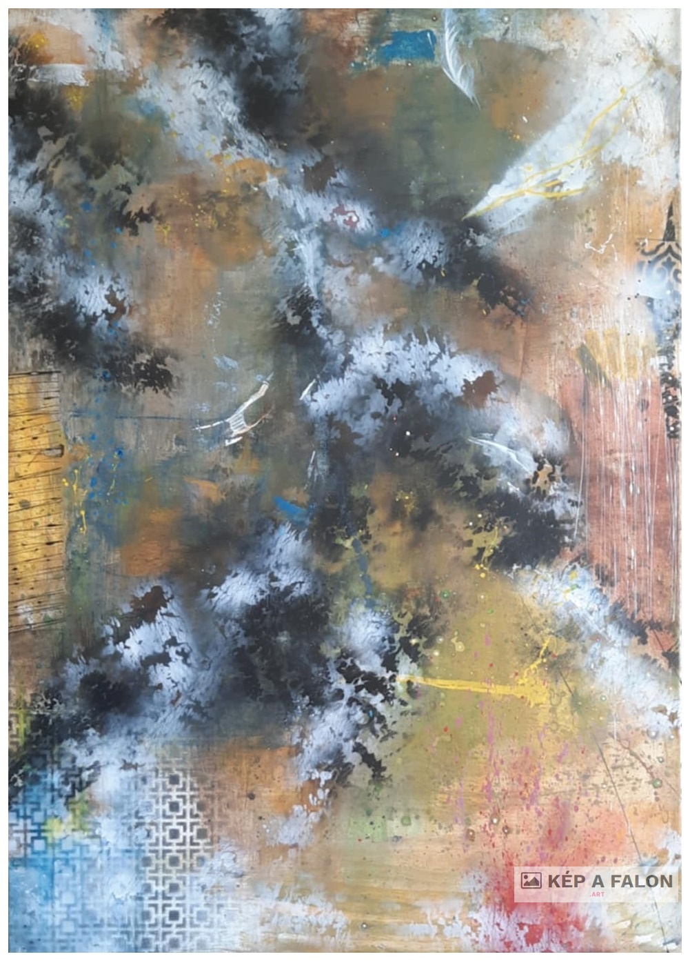 Összerendeződés by: Böszörményi Kovács Zsolt | 2026., akril festmény