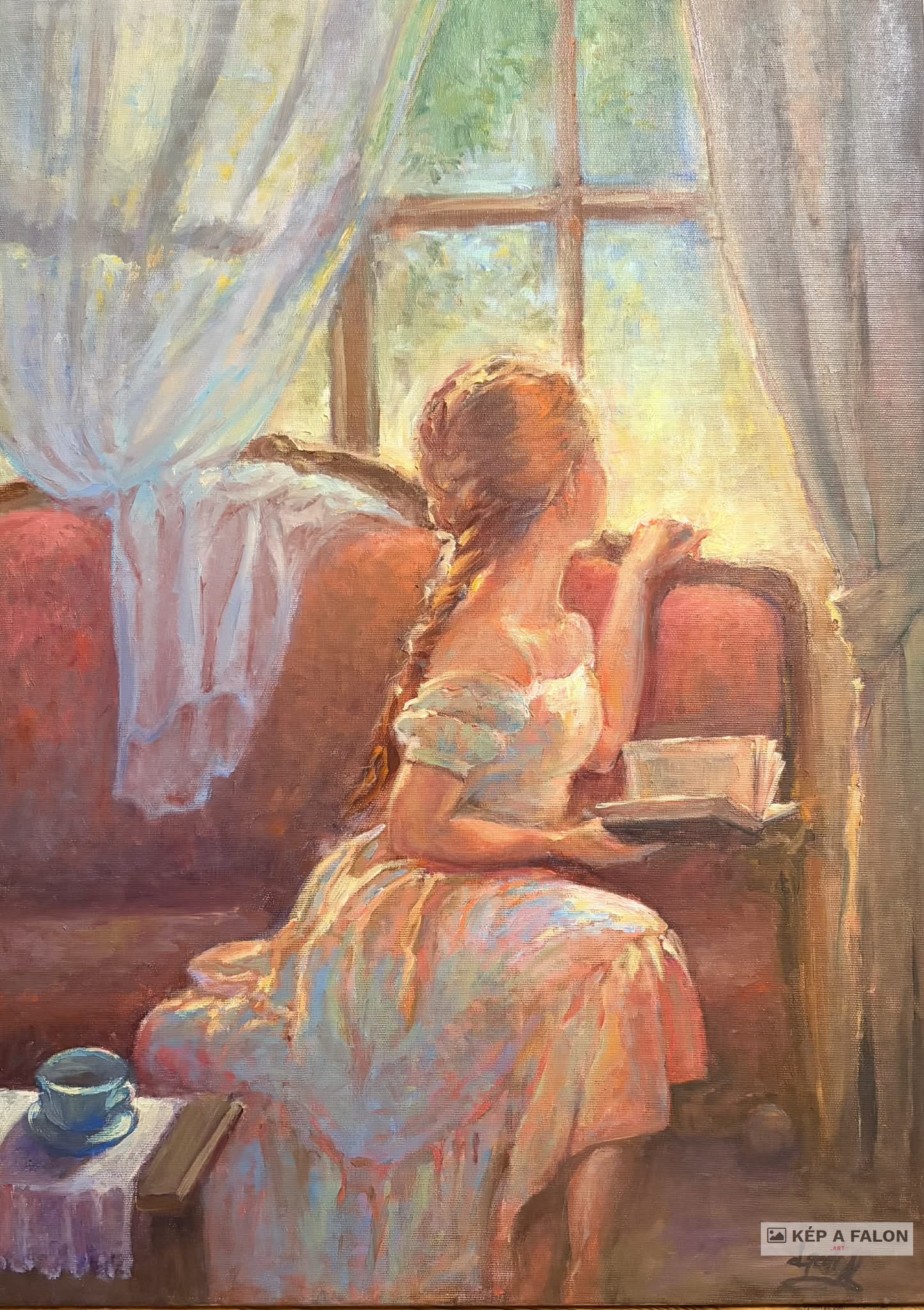 Felocsúdva by: Békési-Egedi Mária | 2026, olaj festmény