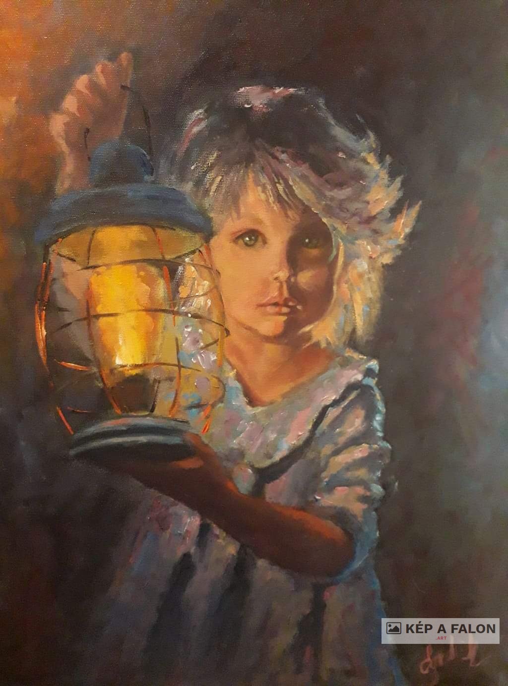 Várakozás by: Békési-Egedi Mária | 2020, olaj festmény