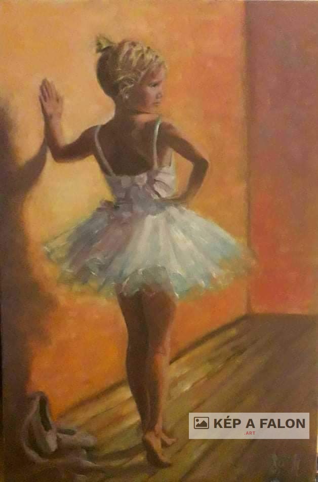 Balerina by: Békési-Egedi Mária | 2021, olaj festmény