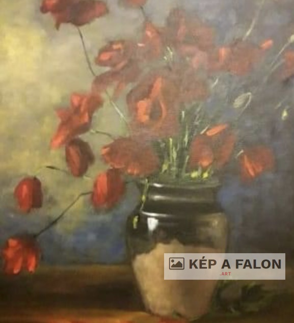 Pipacsok by: Békési-Egedi Mária | 2019, olaj festmény