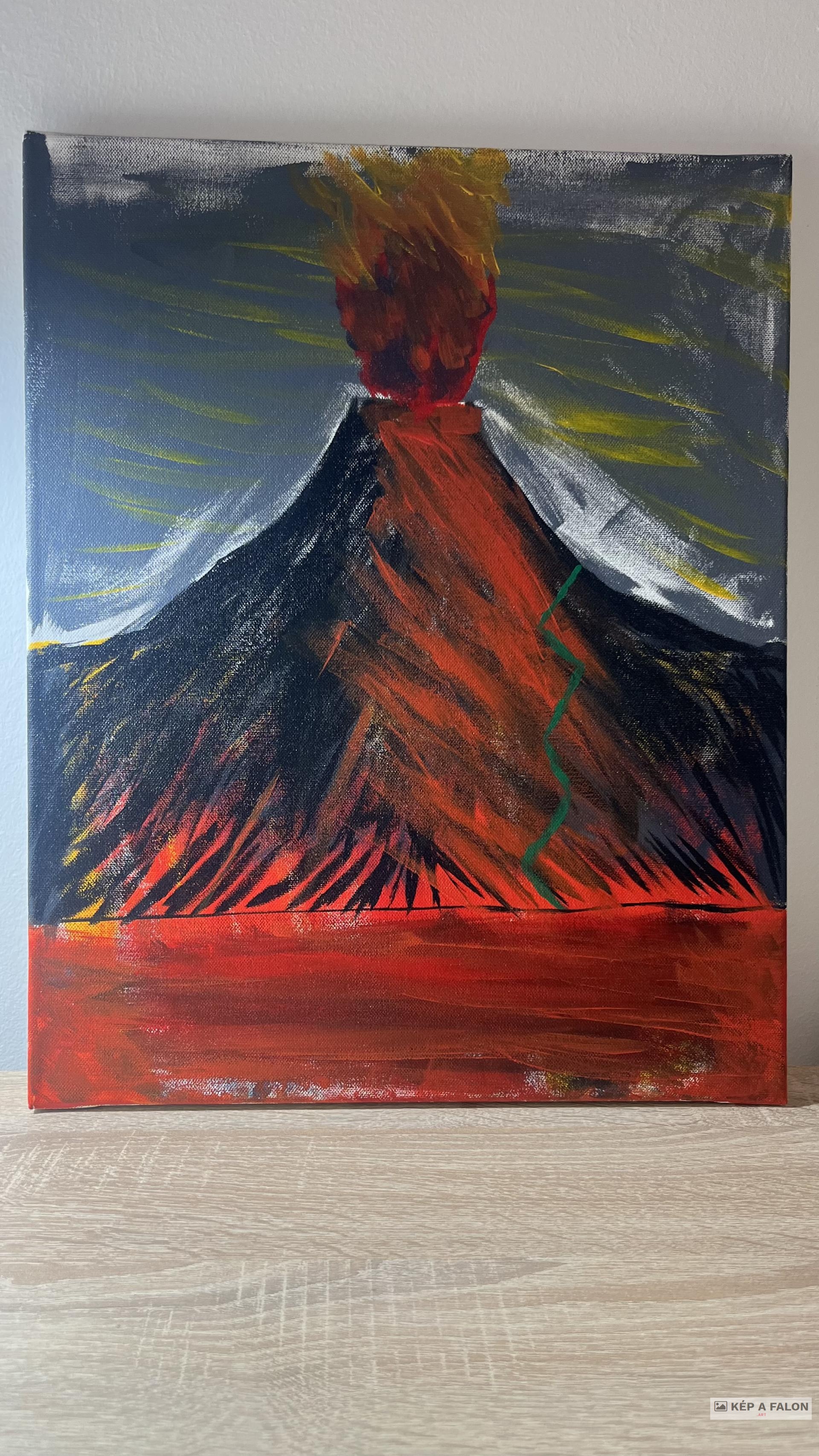 Kitörés by: Norbert Matus | 2025, akril festmény