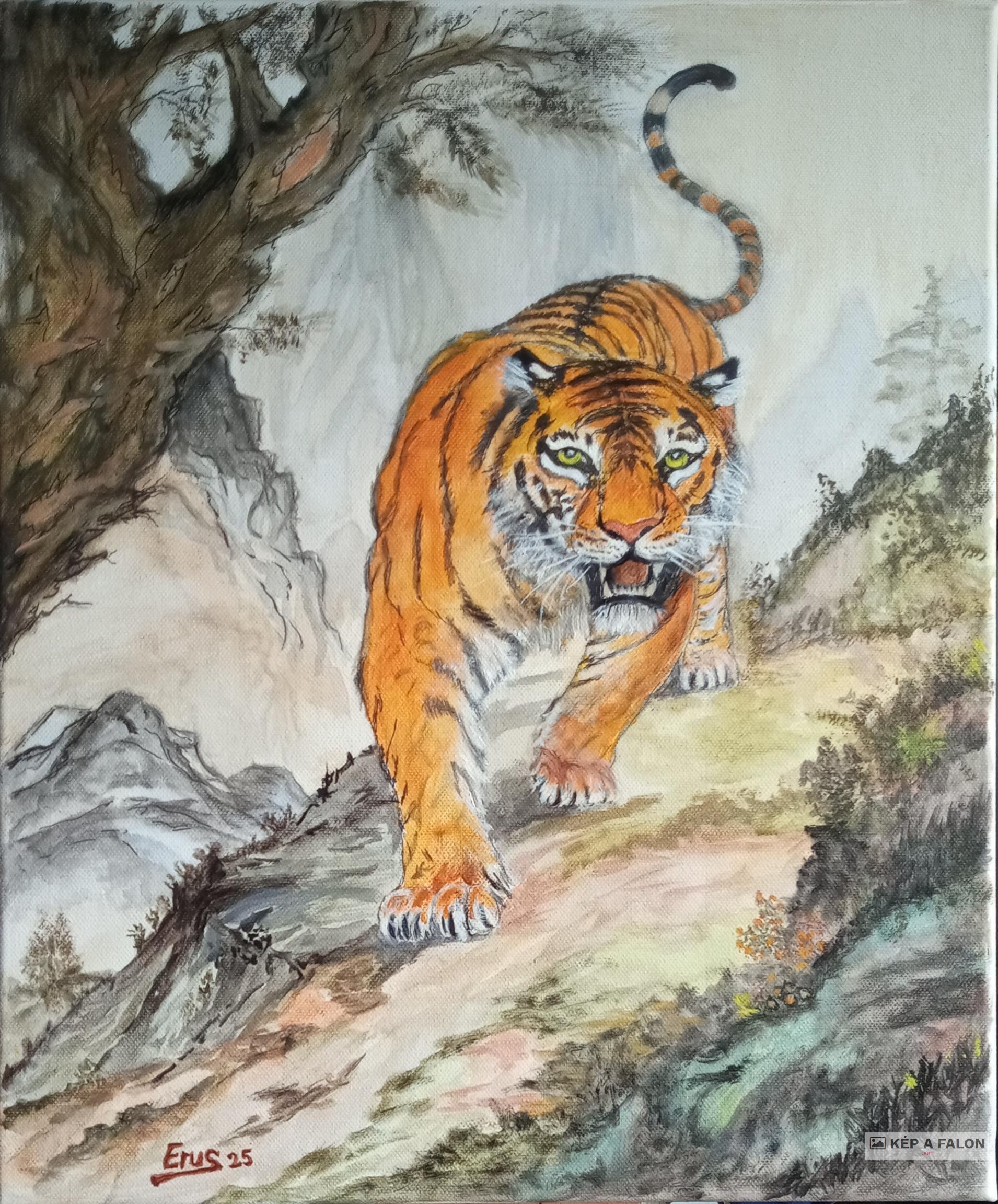 A király by: Ludányi Erika | 2025, olaj festmény